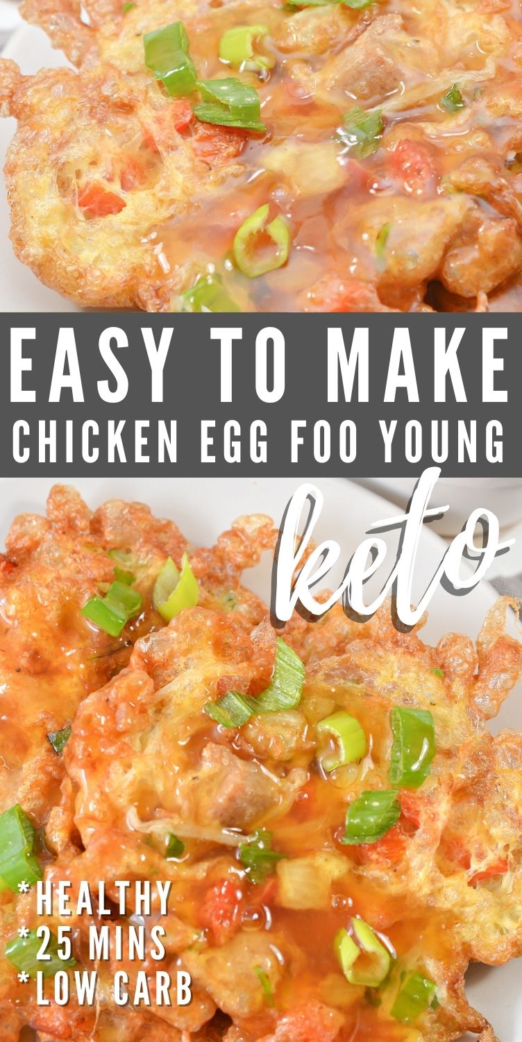 Keto Chicken Egg Foo Young Chinese Food At Home