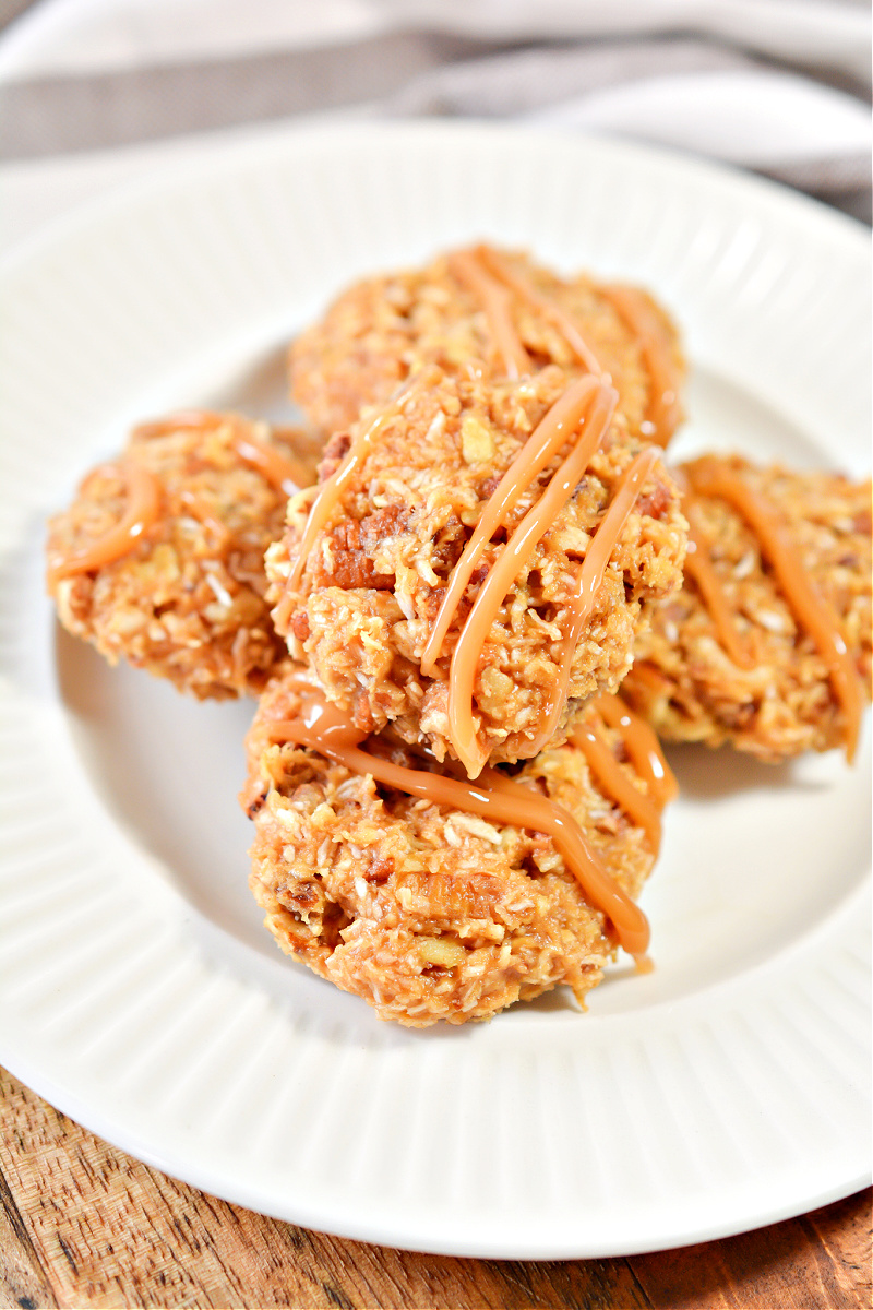 Keto Peanut Butter Caramel Cookies Easy NoBake Recipe