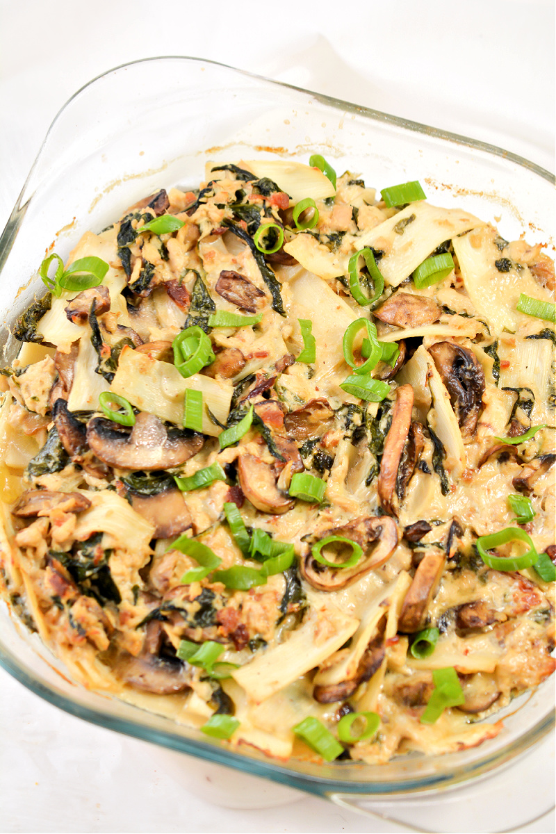 Keto Tuna Noodle Casserole With Palmini Lasagna Noodles