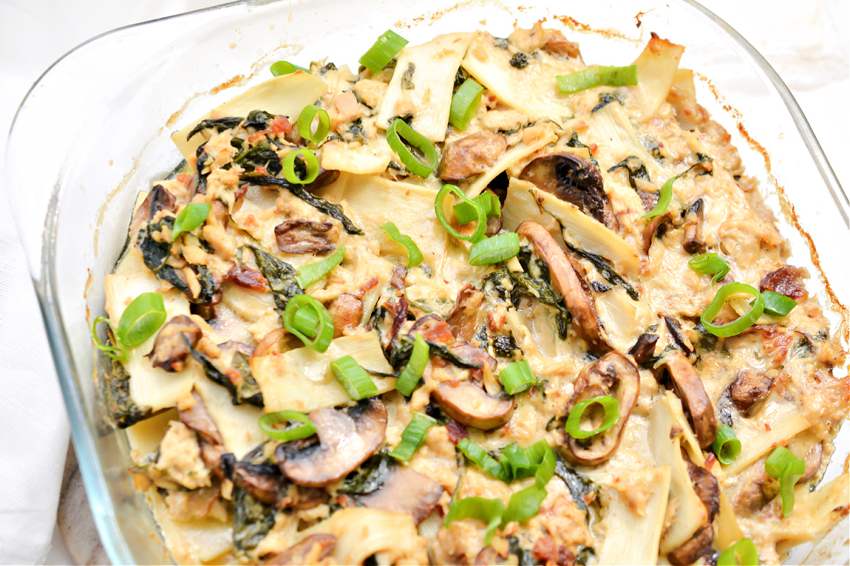 Keto Tuna Noodle Casserole With Palmini Lasagna Noodles