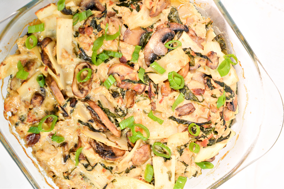 Keto Tuna Noodle Casserole With Palmini Lasagna Noodles