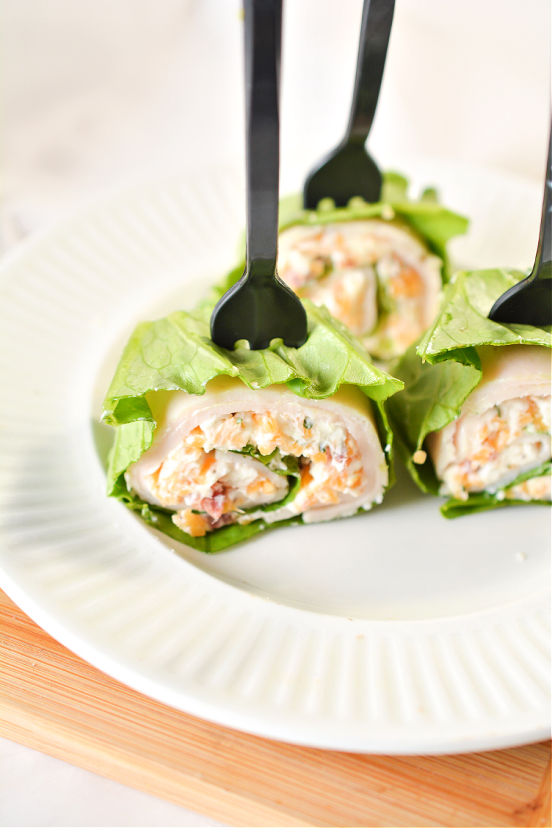 Keto Turkey Ranch Pinwheels LowCarb Snack or Lunch