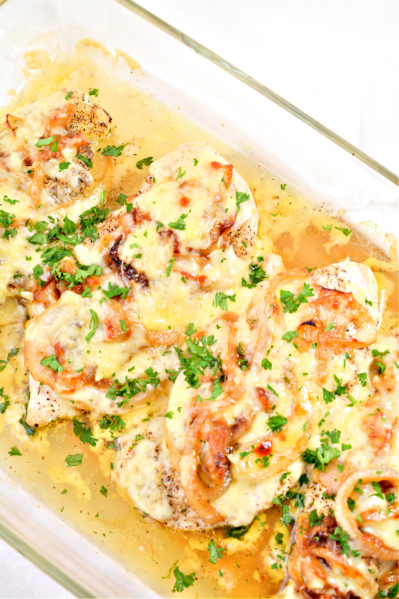 Keto French Onion Chicken Casserole Easy Meal Prep Dinner Casserole