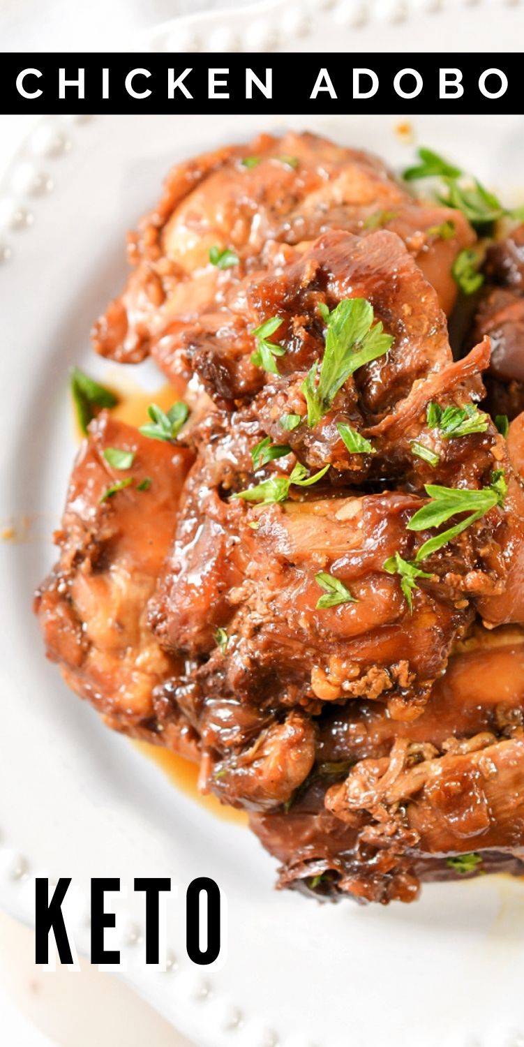 Keto Instant Pot Chicken Adobo Easy Keto Dinner Recipe