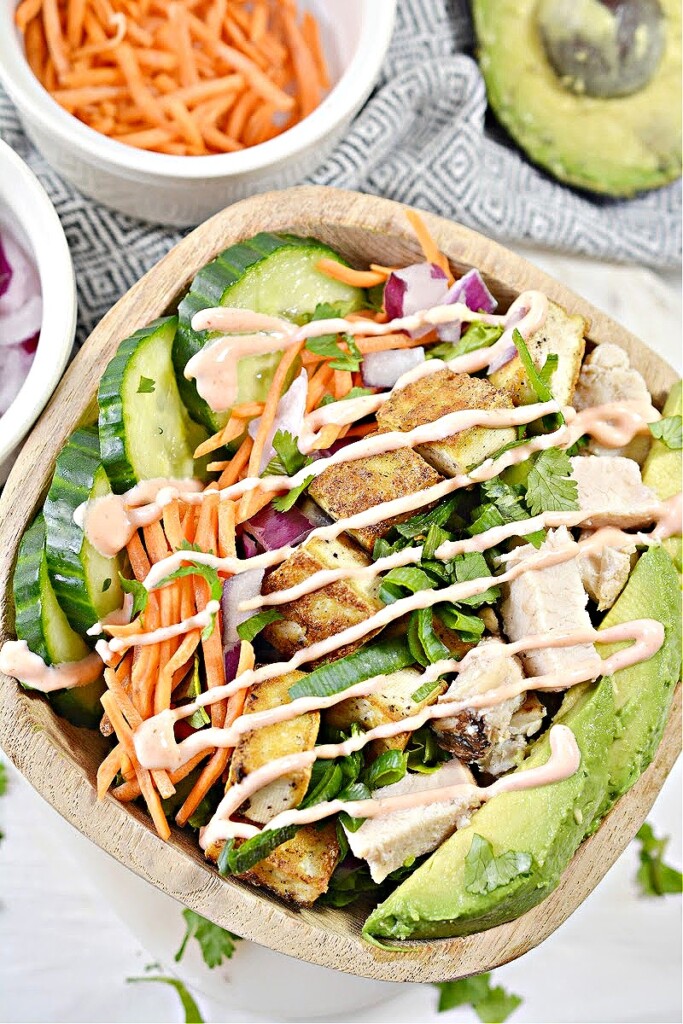 LowCarb Poke Bowl Salad Easy Takeout Alternative