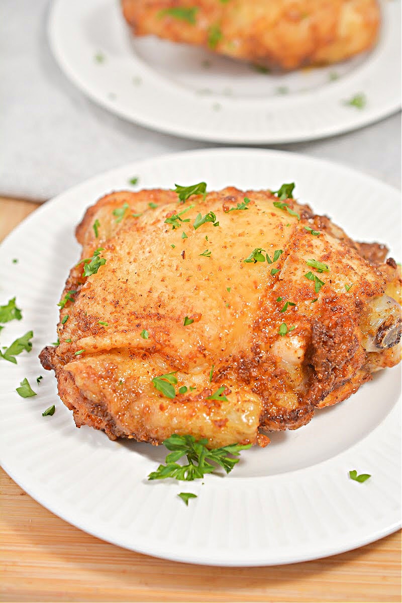 Baked Chicken Thighs Keto With Sticky Honey Garlic Sauce
