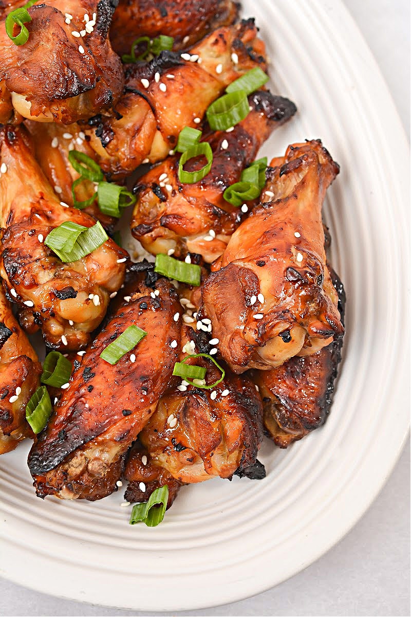 Keto Korean BBQ Chicken Wings 1 Net Carb Per Serving