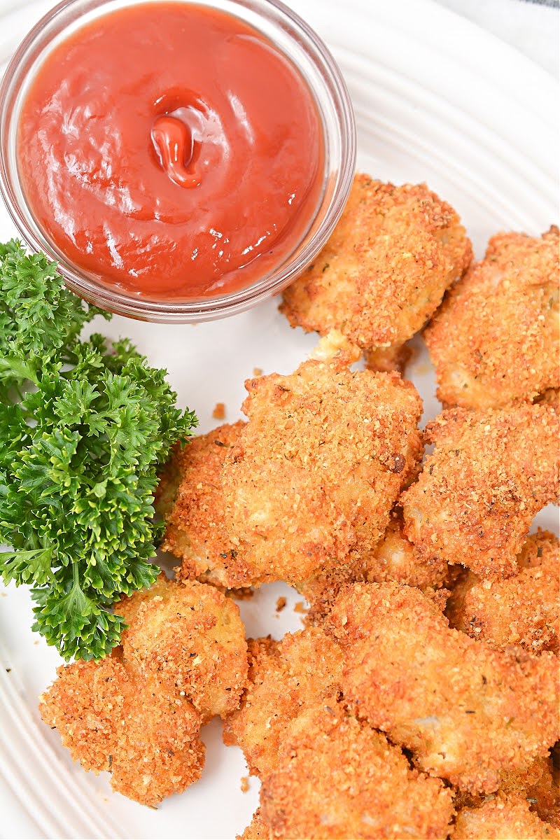 Keto Air Fryer Chicken Nuggets Only 1 Net Carb Per Serving