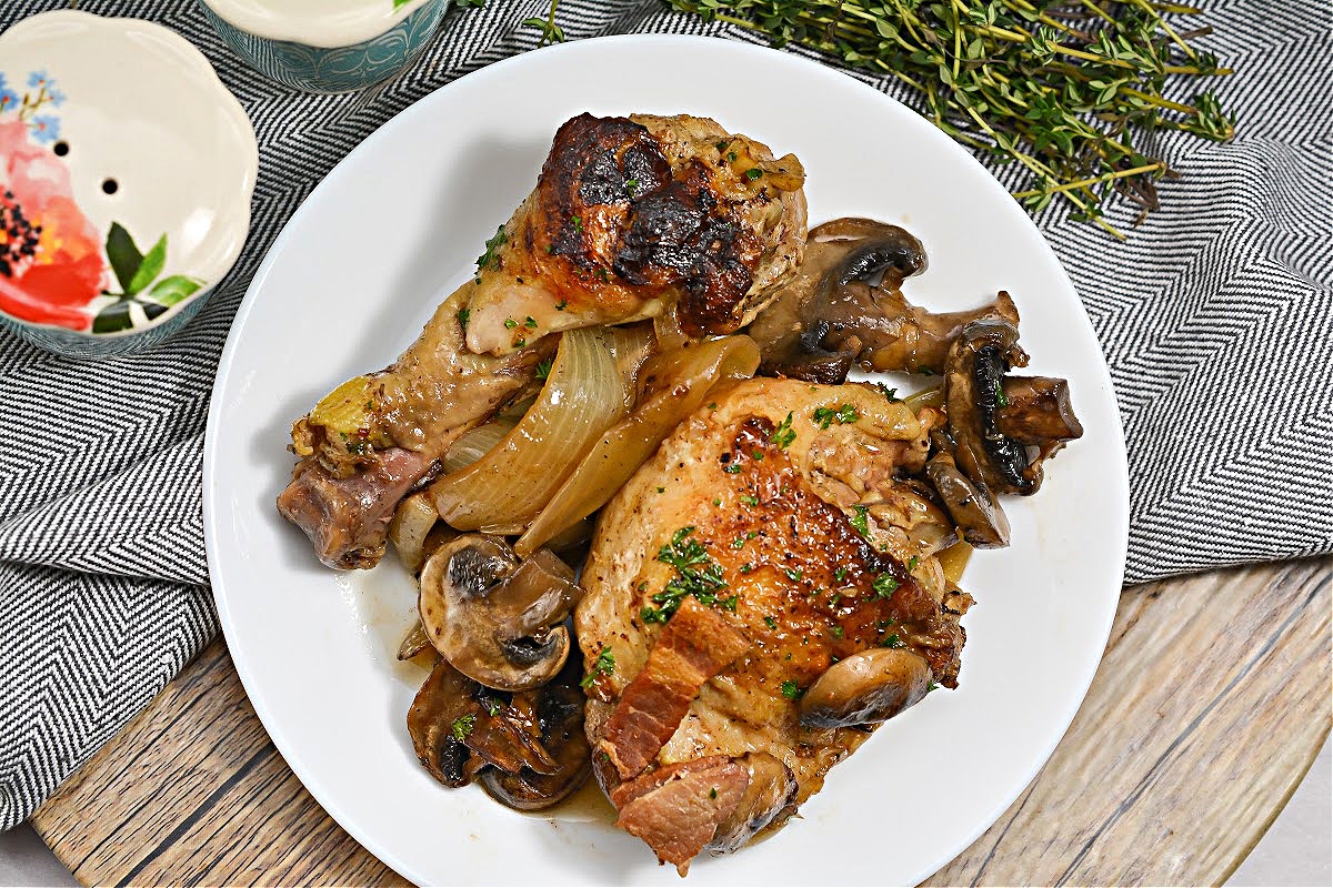 Keto Chicken Coq Au Vin 3 Net Carbs Per Serving