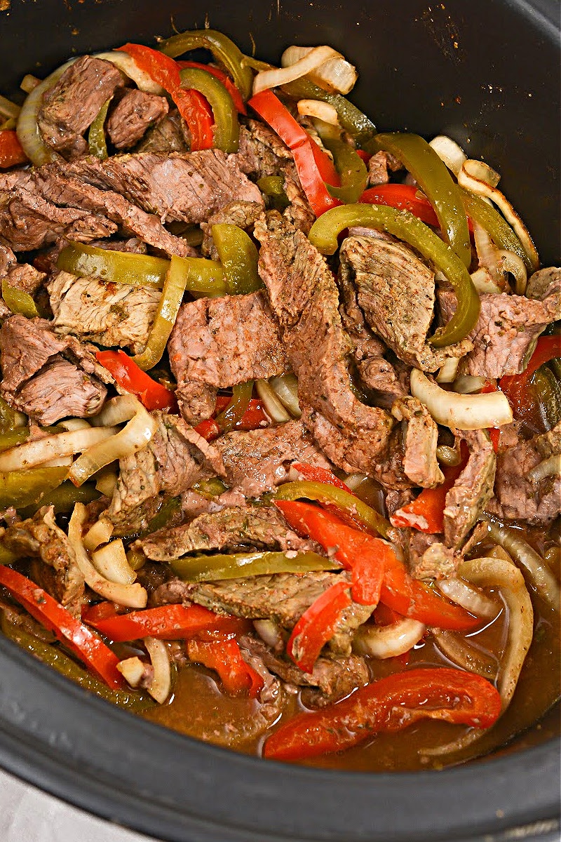 Keto Slow Cooker Steak Fajitas 4 net Carbs Per Serving