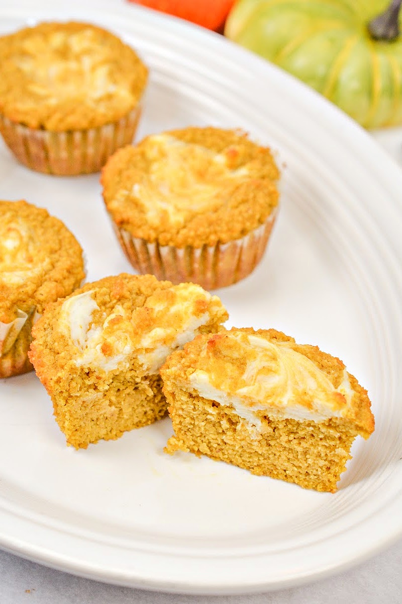 Keto Pumpkin Cream Cheese Swirl Muffins Easy To Make Recipe
