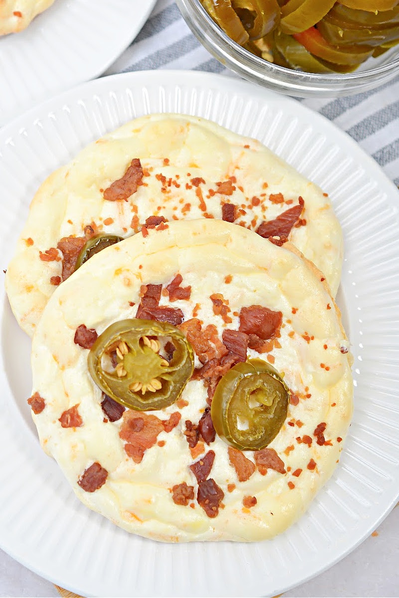 Keto Bacon Jalapeno Oopsie Bread (Cloud Bread)