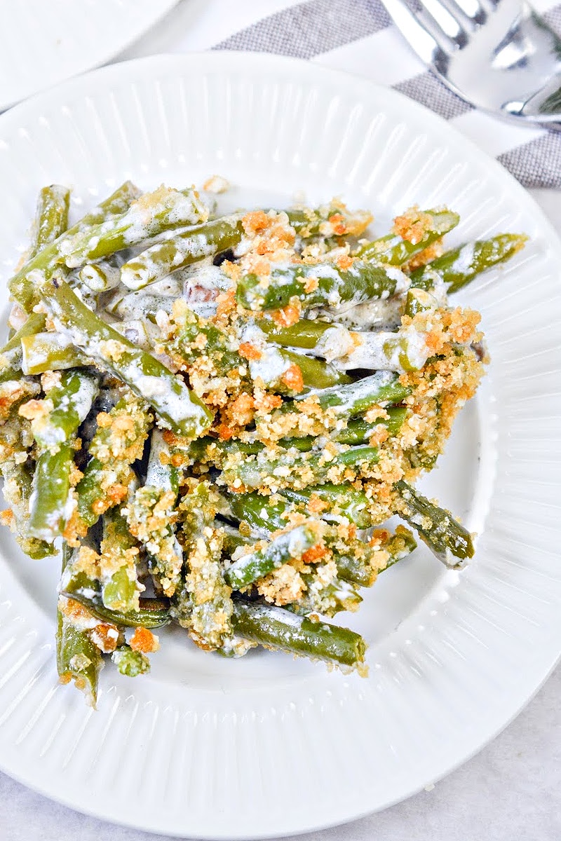 Cream Cheese Green Beans Easy Keto Side Dish