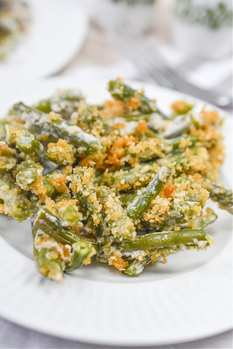 Cream Cheese Green Beans Easy Keto Side Dish