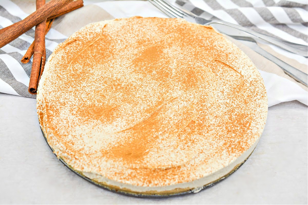 Keto Eggnog Cheesecake No Bake Recipe