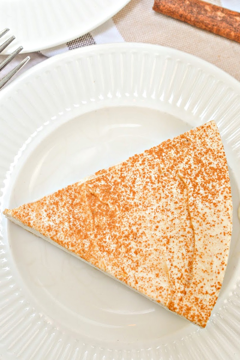 Keto Eggnog Cheesecake No Bake Recipe