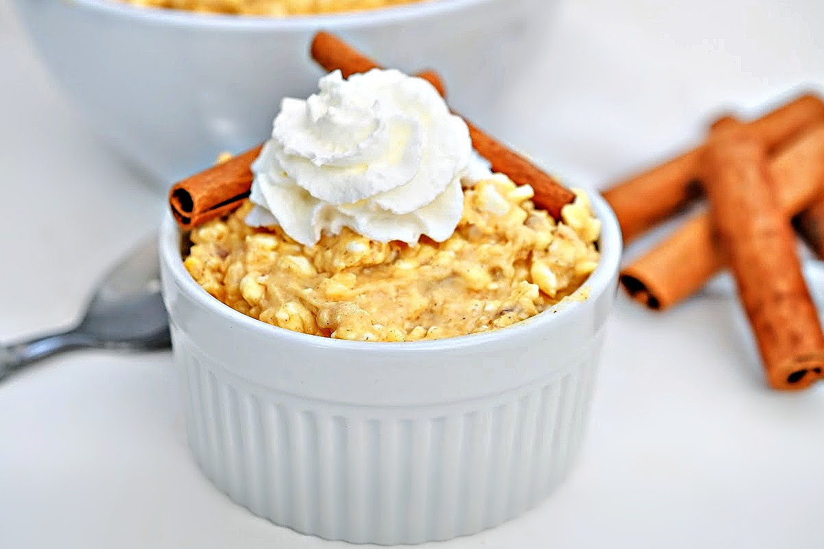 LowCarb Pumpkin Pudding With Cottage Cheese