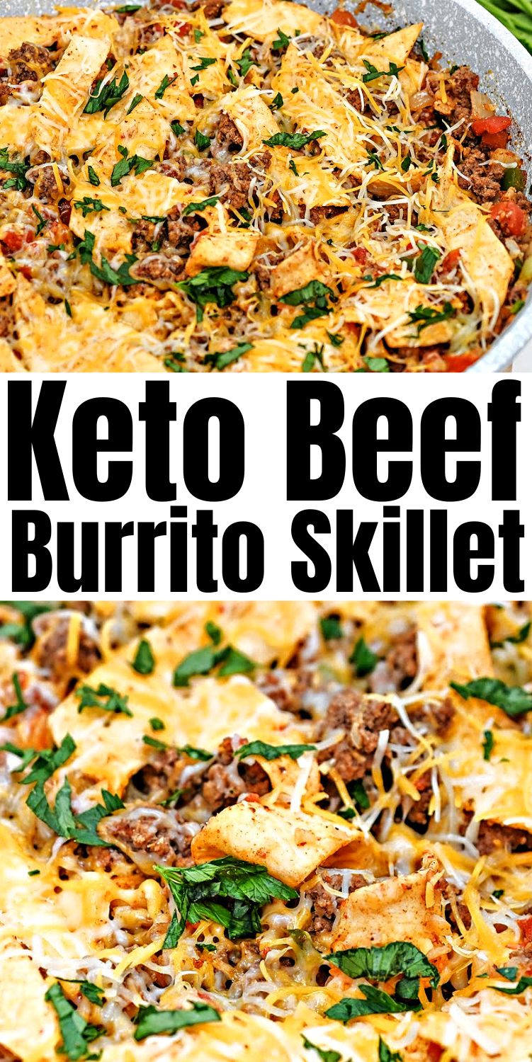 Keto Beef Burrito Skillet Easy Skillet Meal