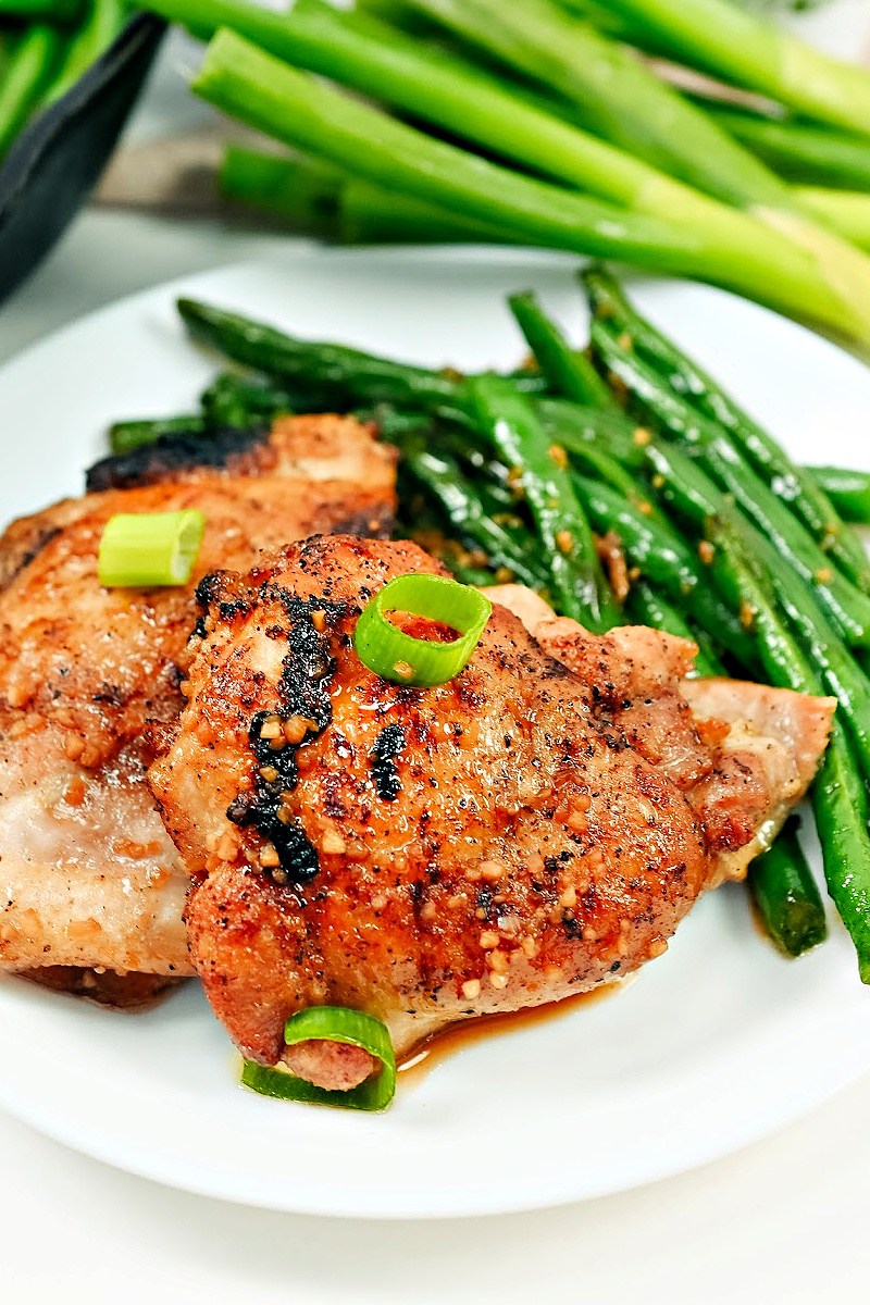 Keto Honey Garlic Chicken and Green Beans