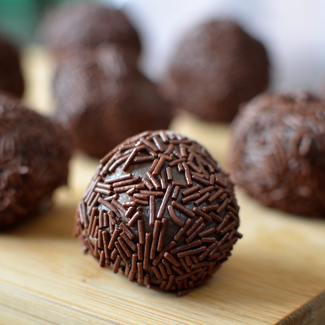 Stylish Cuisine « Brigadeiros (Brazilian Fudge Balls)