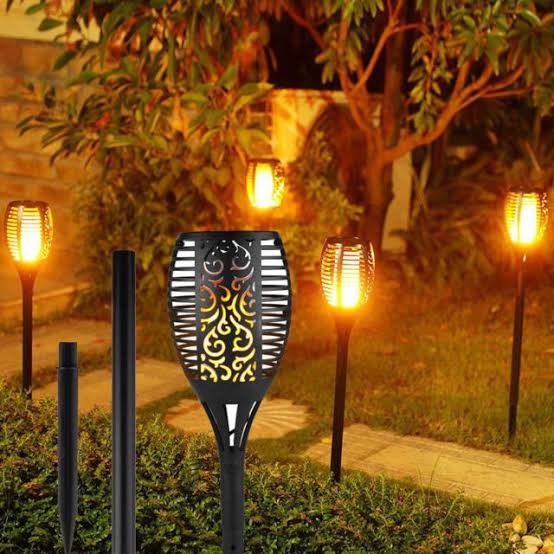 Solar Flame Garden Light Stylo Electric Store
