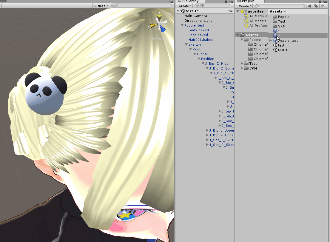 Edit VRM Models in Blender, Export the Model to Unity, and Export It as