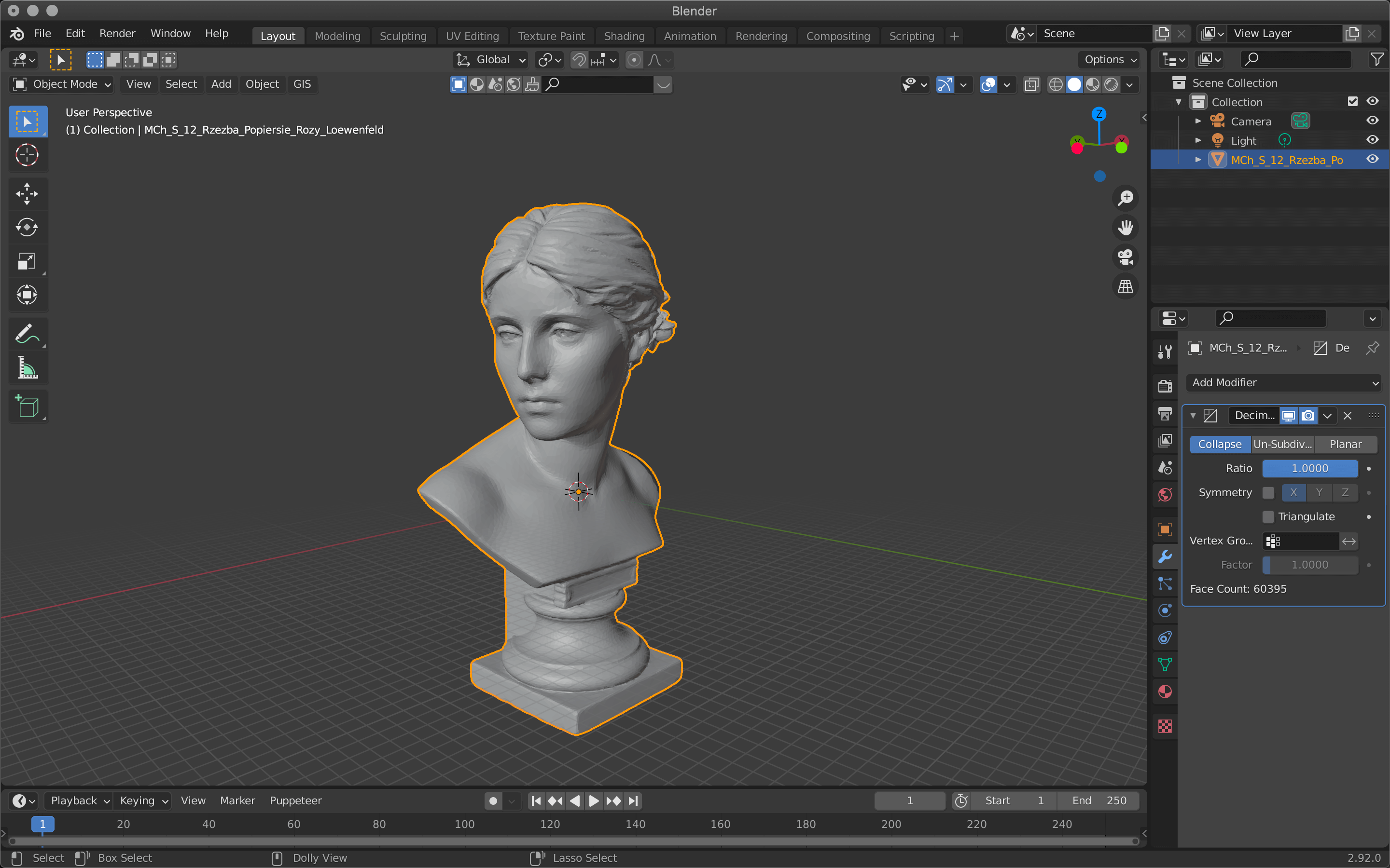 [Introduction to Blender] Using modifier tools (2) Generate (Build