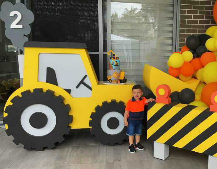 Tractor Cake Table Styro Boss Themed Props
