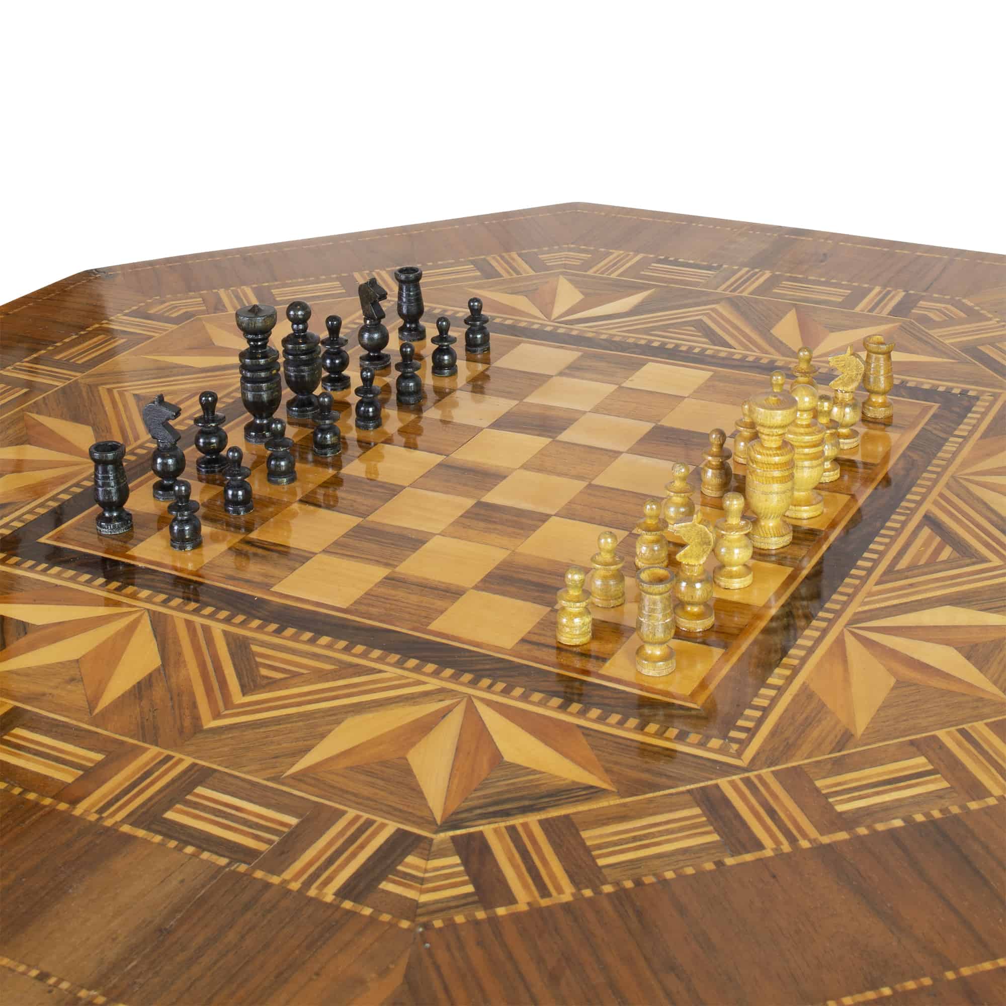 Antique Chess Table Rich with History, Ready for Play Styylish