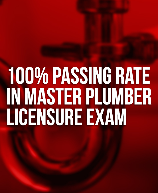 100 passing rate for SU Master Plumbers’ licensure exam Silliman