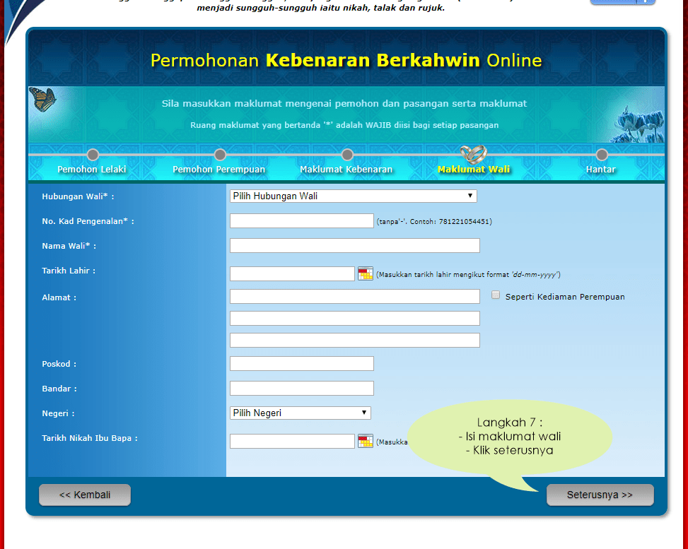 Borang Nikah Ini Cara Mohon & Isi Borang Nikah Online