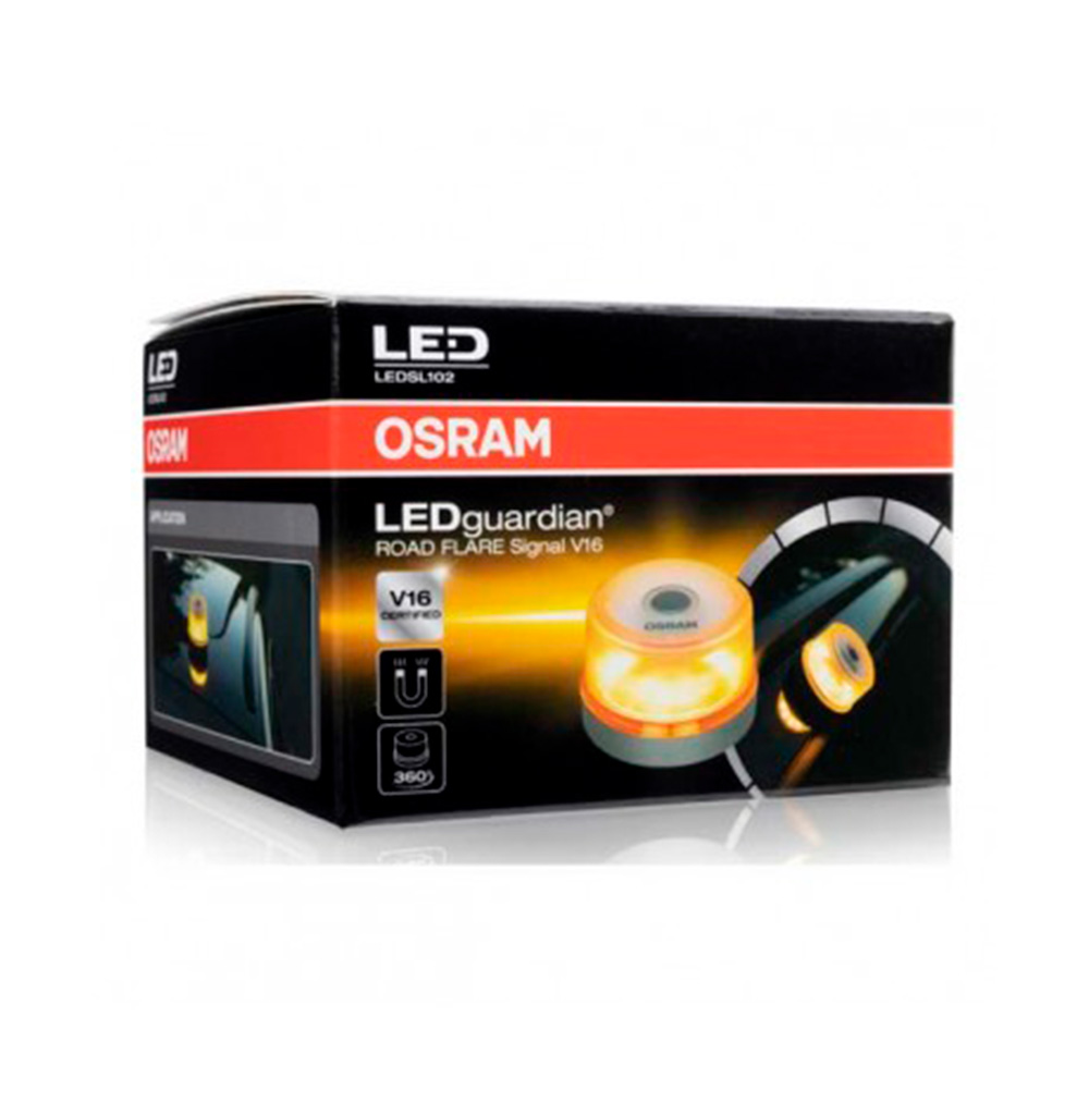 Luz de emergencia coche V16 Led Guardian Homologada OSRAM Suauto Centro