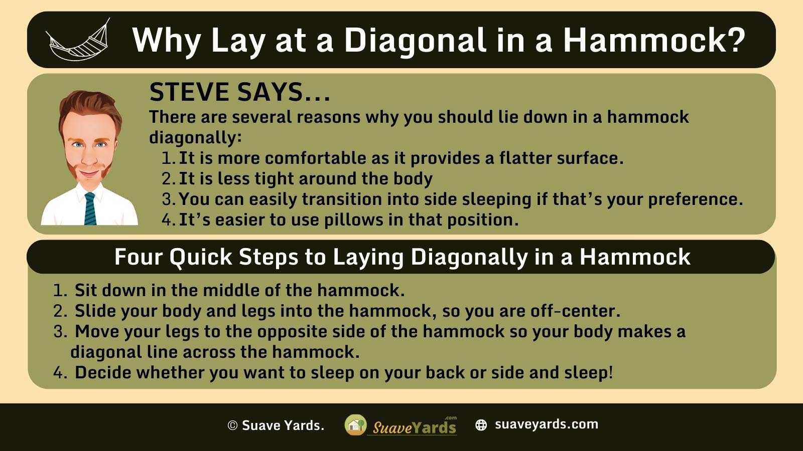 Why Lay at a Diagonal in a Hammock? (And A Step-by-Step Guide on How to
