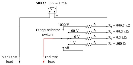 Voltmeter Impact on Measured Circuit DC Metering Circuits