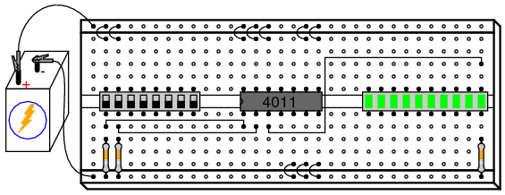 Integrated Logic Gate Circuits Experiment