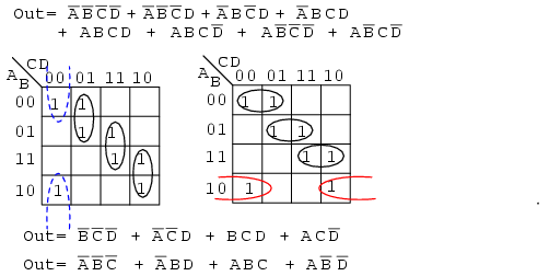 Larger 4variable Karnaugh Maps Karnaugh Mapping Electronics Textbook