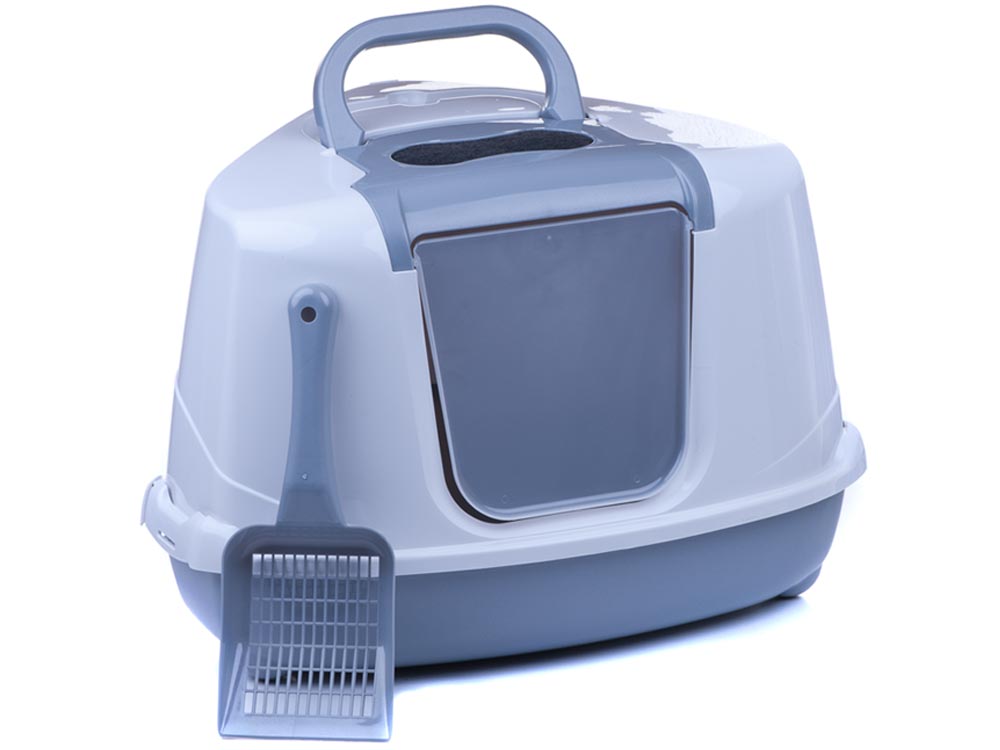 Katzentoilette Haubentoilette Set + extra Schaufel + 2 Katzen Anti