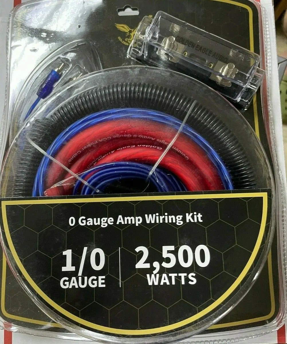 Golden Eagle Audio 0 Gauge Wiring Kit subb sonicc audio