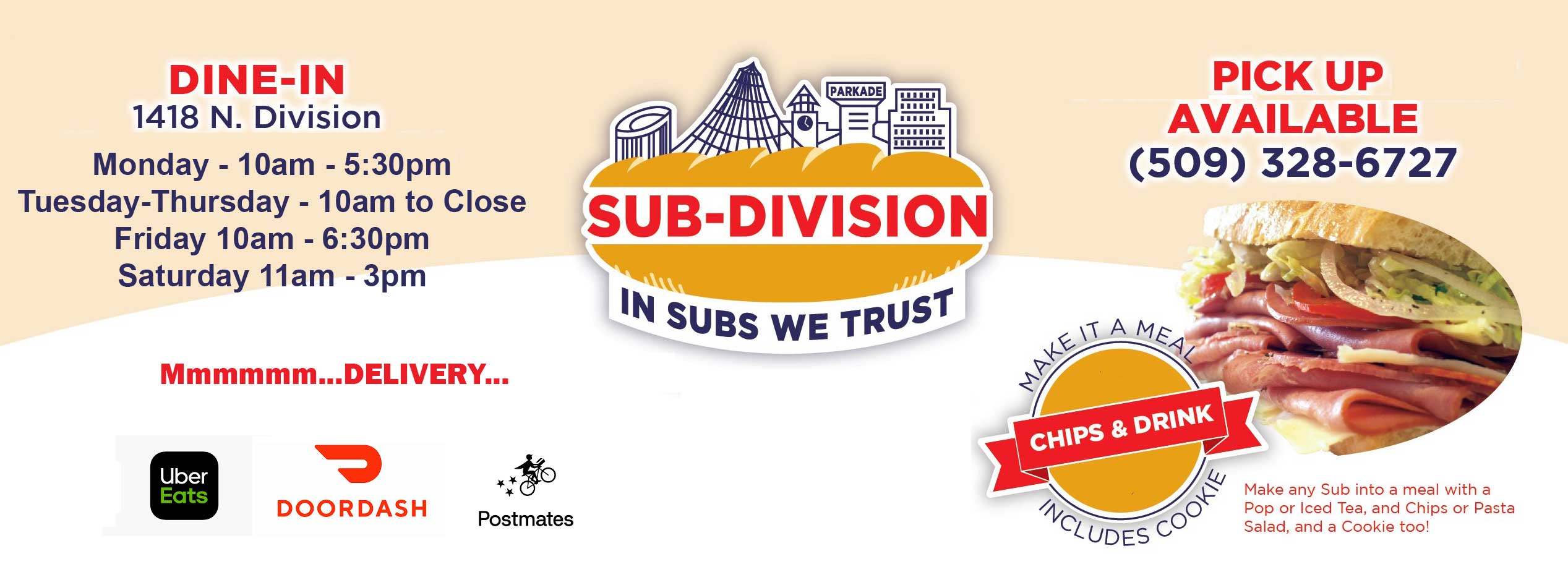 SubDivision Subs Spokane's Best Sub Sandwiches