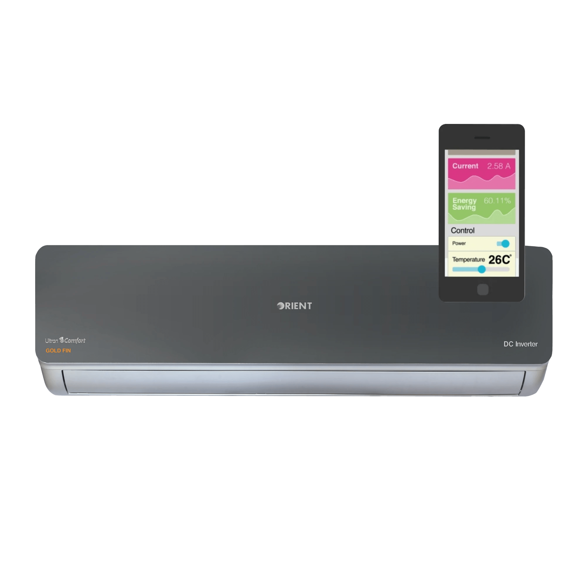 Orient 18G Super Mirror Black DC Inverter Subhan Electronics