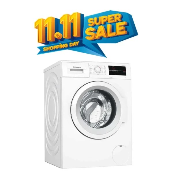 Bosch 8 KG WAJ2018OGC Front Load Washing Machine White Subhan Electronics