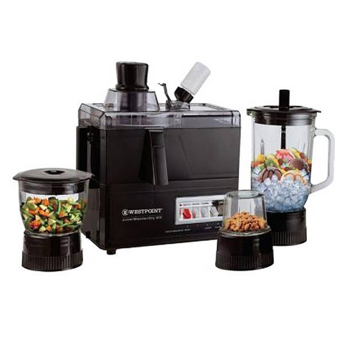 Westpoint 3 IN 1 Juicer Blender Drymill WF8824 Subhan Electronics