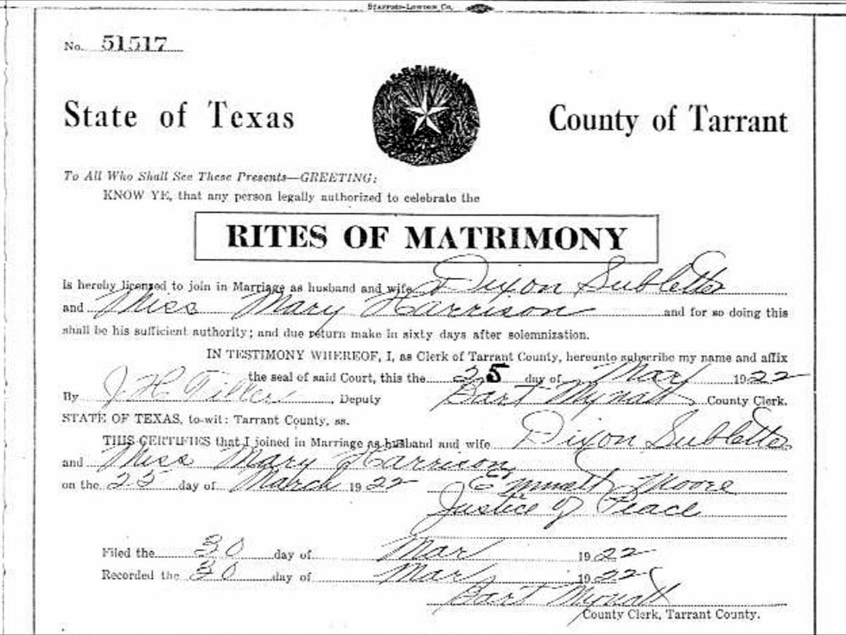 Arizona Marriage Certificate