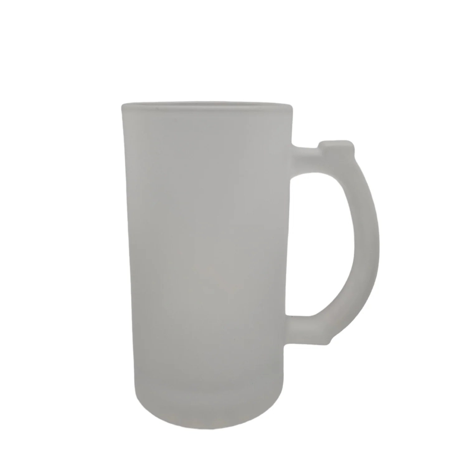 Glass 16oz Beer stein with frosted coating SubliBlanks Limited