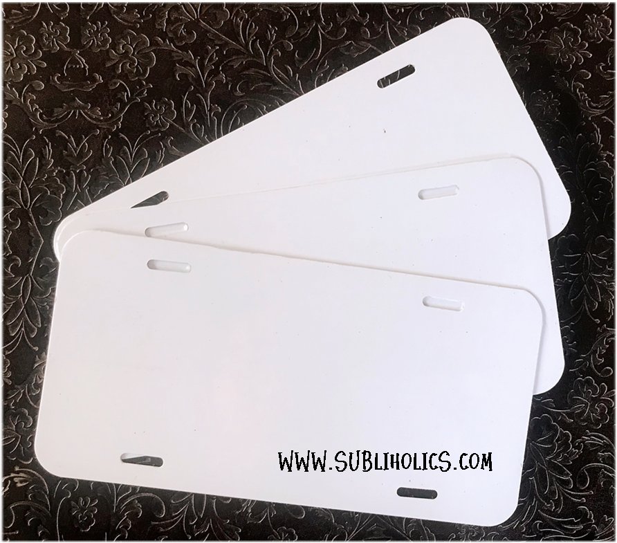 Aluminum Sublimation License Plates Subliholics