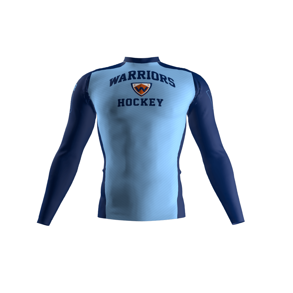 Warriors Hockey Compression Shirt Sublimation Kings
