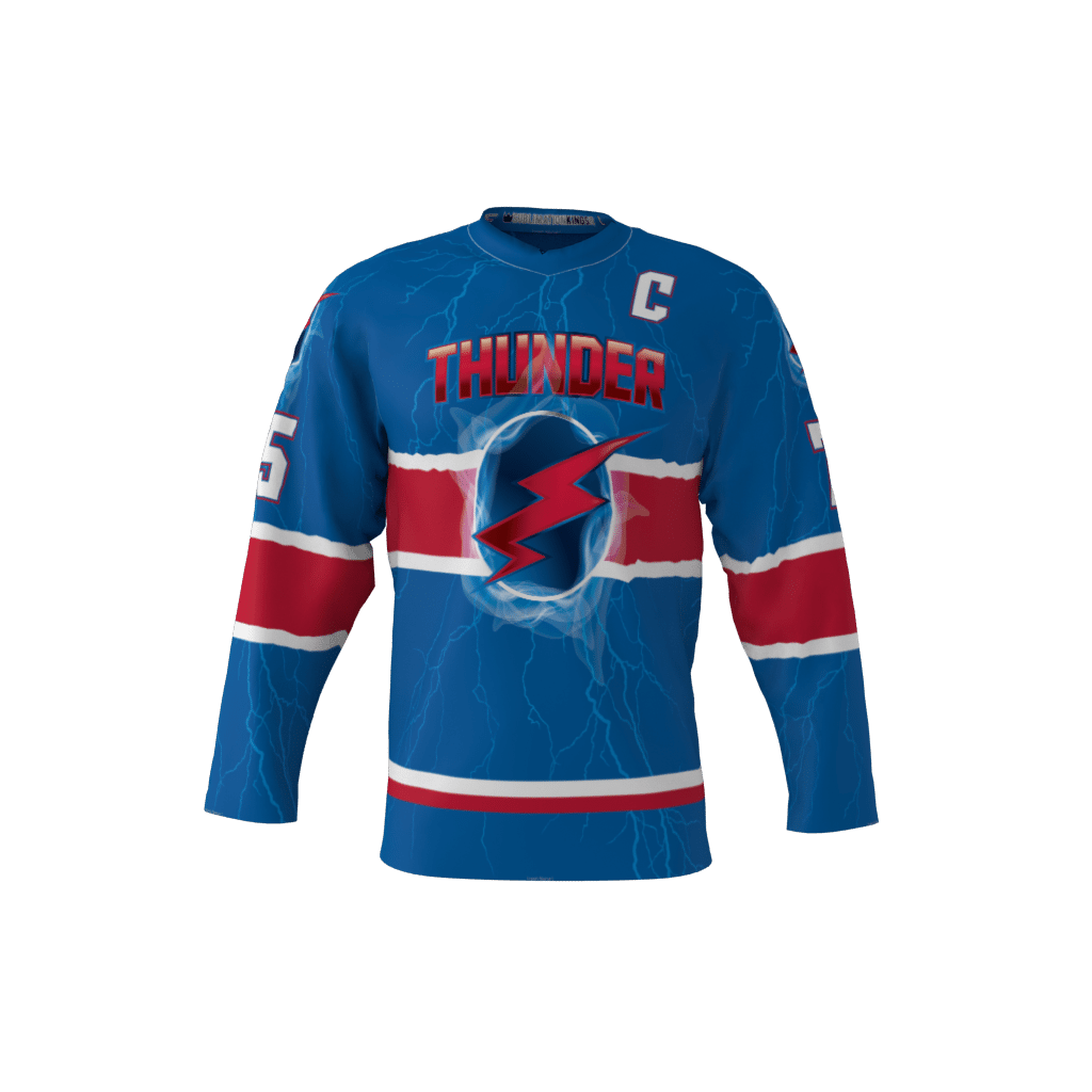 Thunder Custom Hockey Jersey Sublimation Kings