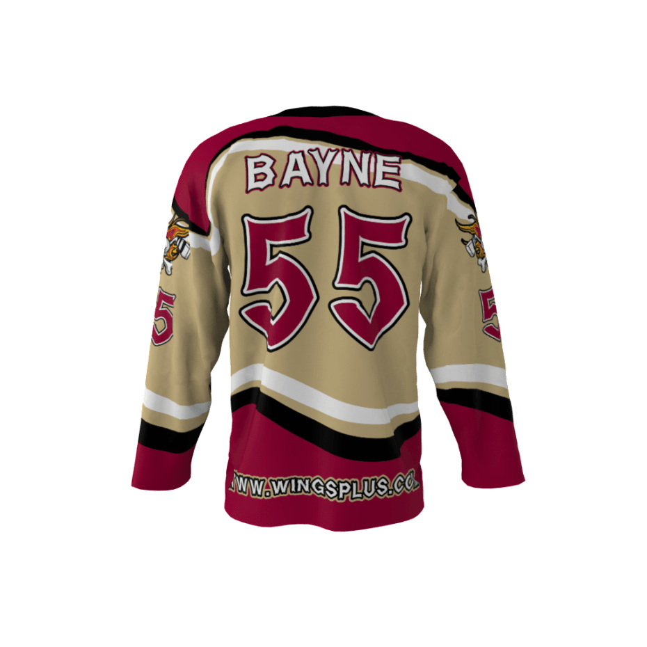 Wings Plus Custom Hockey Jersey Sublimation Kings