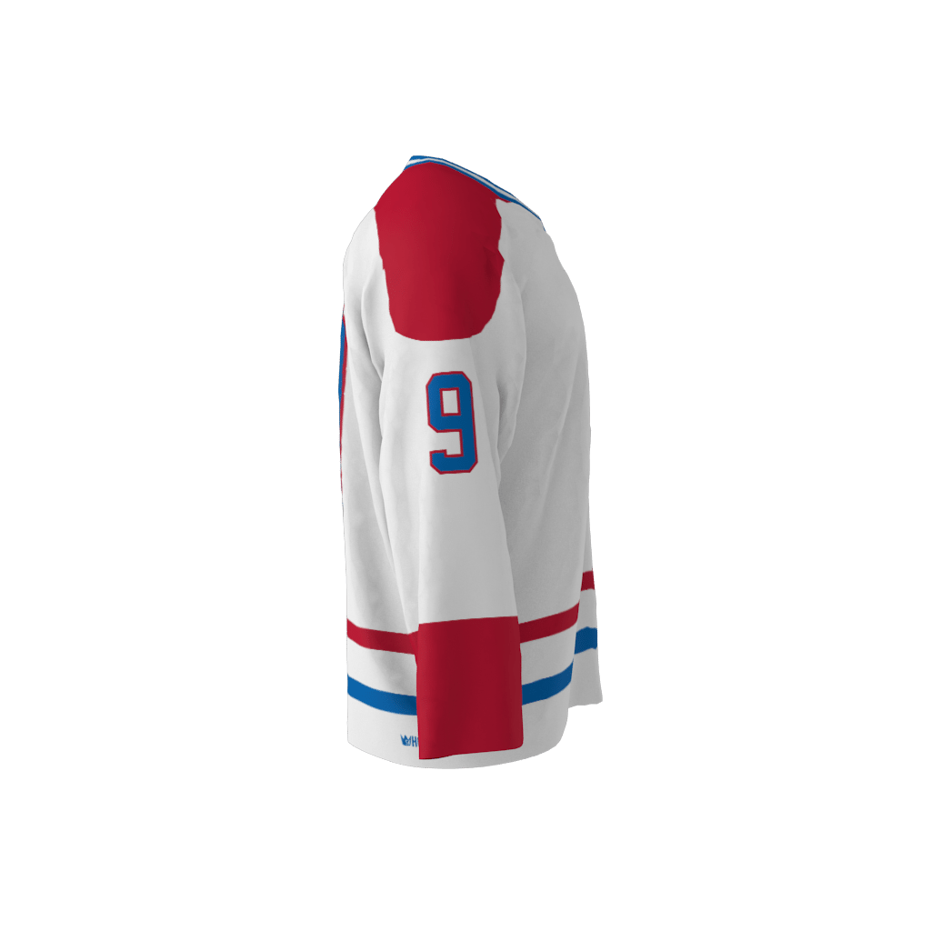 White Montreal Hockey Jersey Sublimation Kings