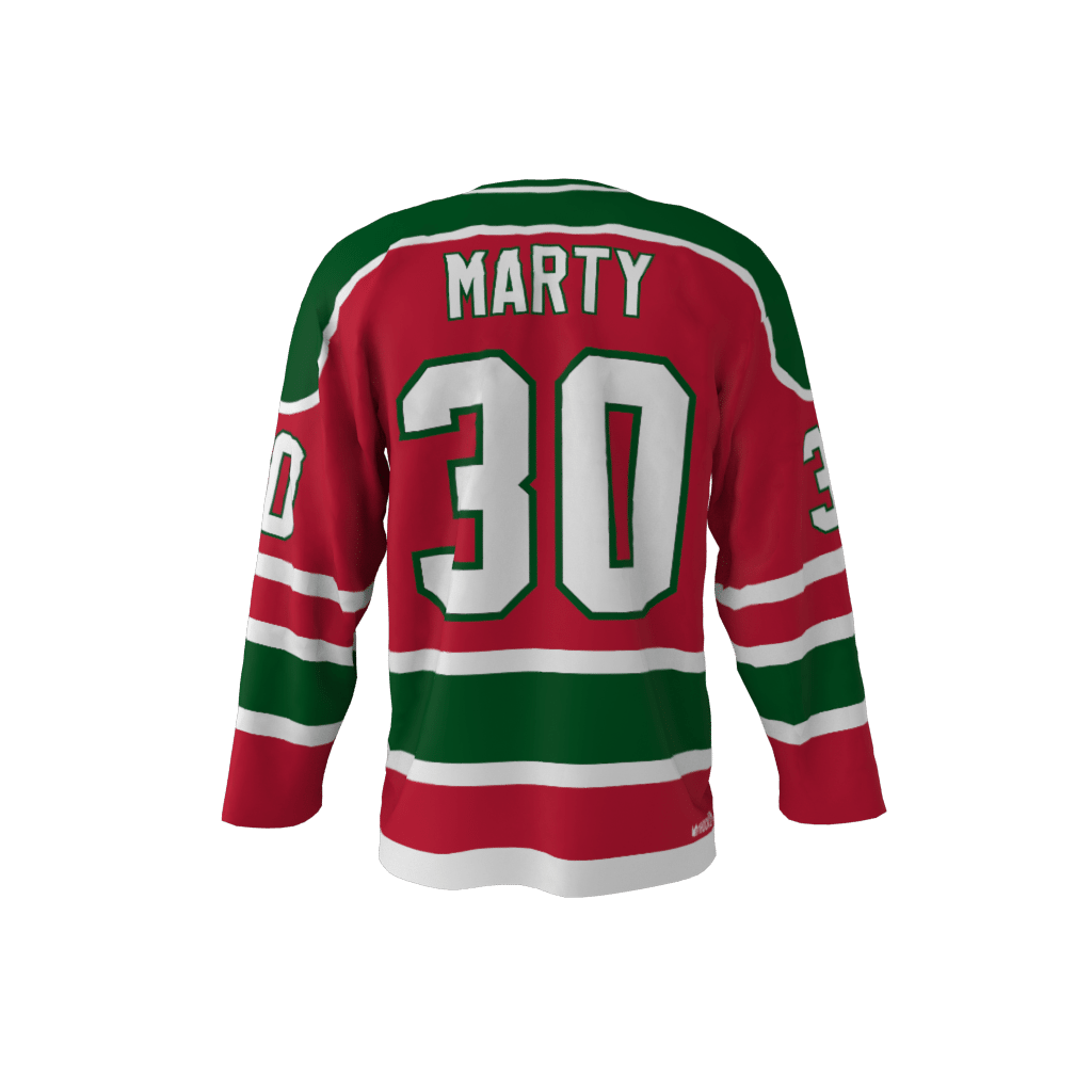 Red New Jersey Hockey Jersey Sublimation Kings